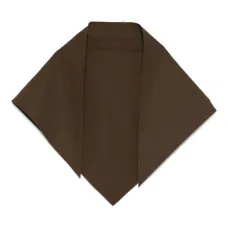 Хлопковый шарф с шалевым воротником