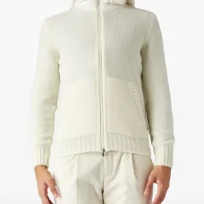 Трикотаж на молнии с капюшоном