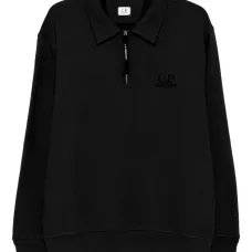 Толстовка с воротником поло