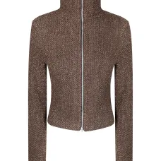 Топ с высоким воротом