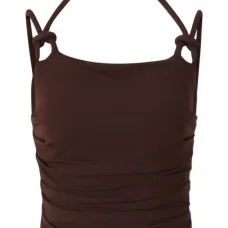 Укороченный топ с узлом