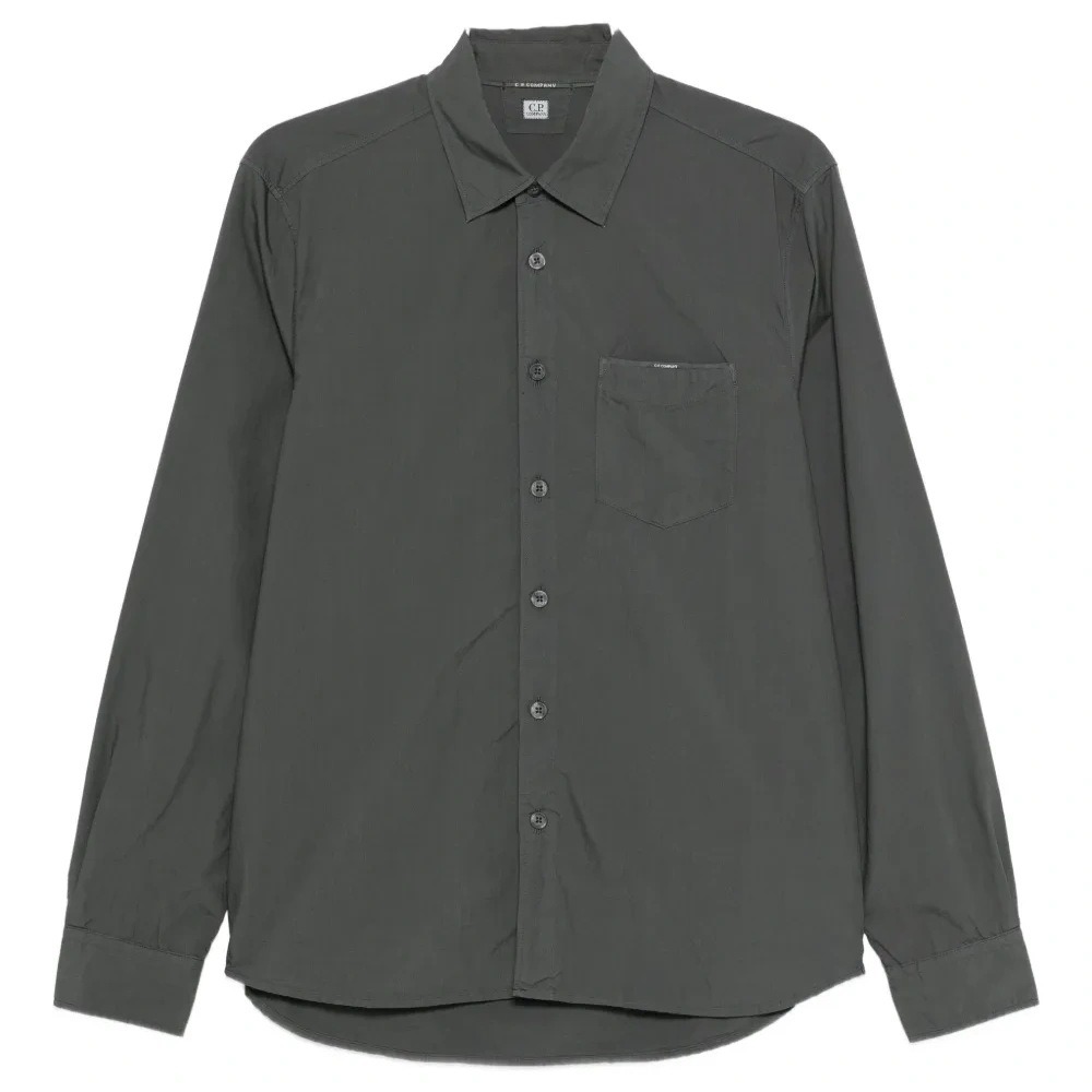 Рубашка с длинными рукавами и карманом