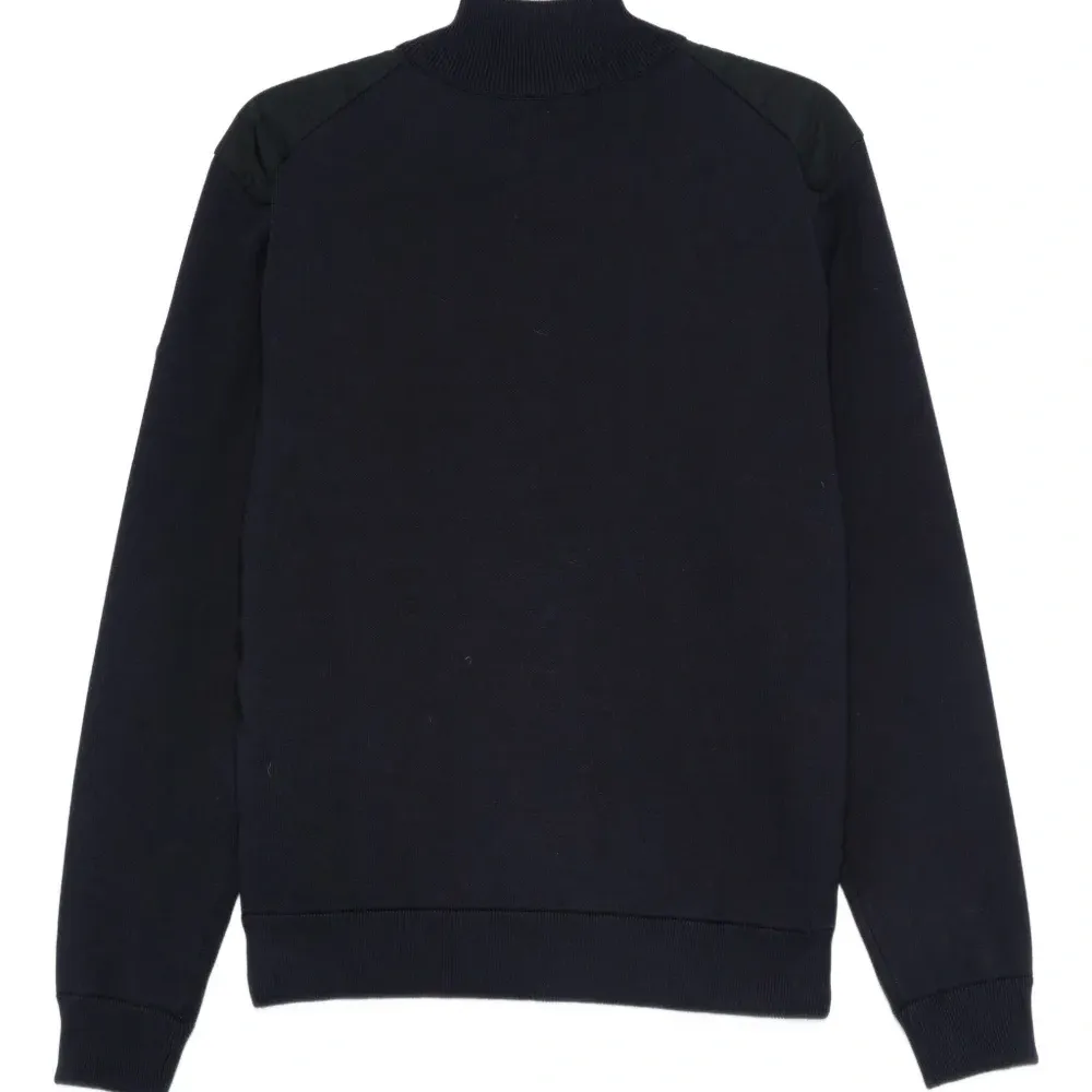 Хлопковый свитер на молнии спереди