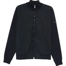 Хлопковый свитер на молнии спереди