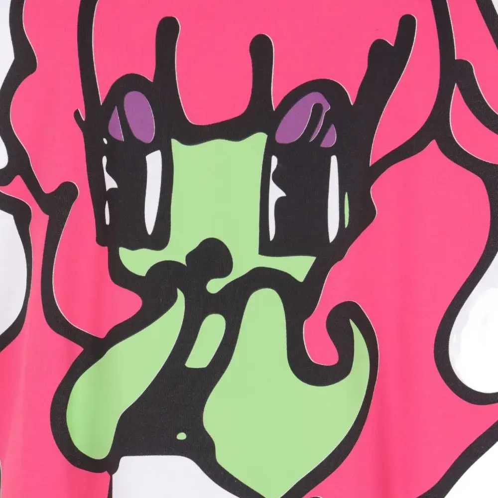 Футболка с длинными рукавами и принтом