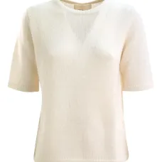 Трикотажный топ с короткими рукавами Трикотажный топ с короткими рукавами