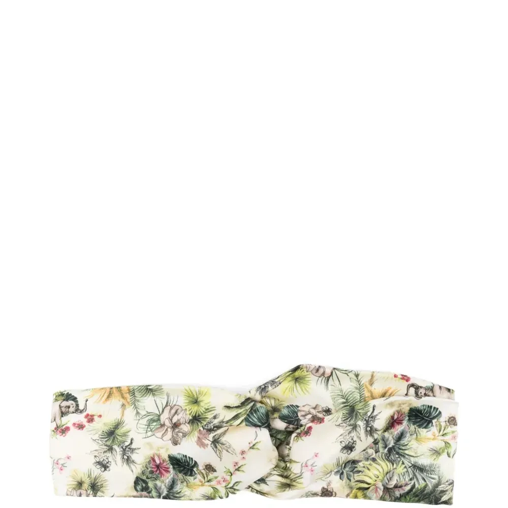 Повязка на голову с цветочным принтом