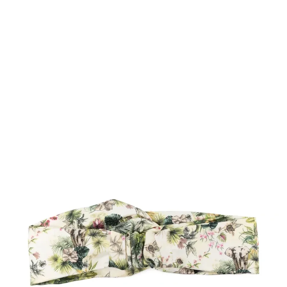 Повязка на голову с цветочным принтом