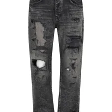 Джинсы с эффектом потертостей Джинсы с эффектом потертостей