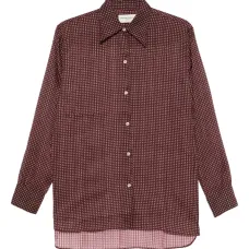 Рубашка с геометрическим принтом