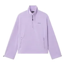 Флисовый свитшот на молнии до половины