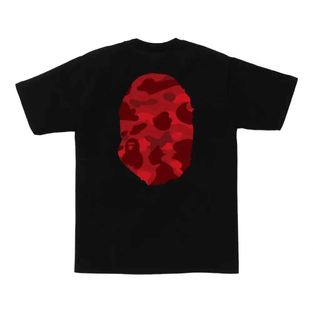 Футболка с камуфляжной головой обезьяны