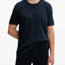 Футболка с круглым вырезом и логотипом