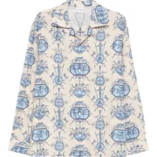 Рубашка с принтом "фигурист" Рубашка с принтом "фигурист"