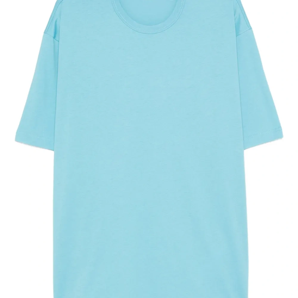 Футболка с круглым вырезом и короткими рукавами