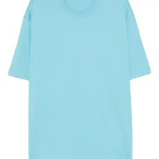 Футболка с круглым вырезом и короткими рукавами