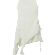 Асимметричное многослойное платье