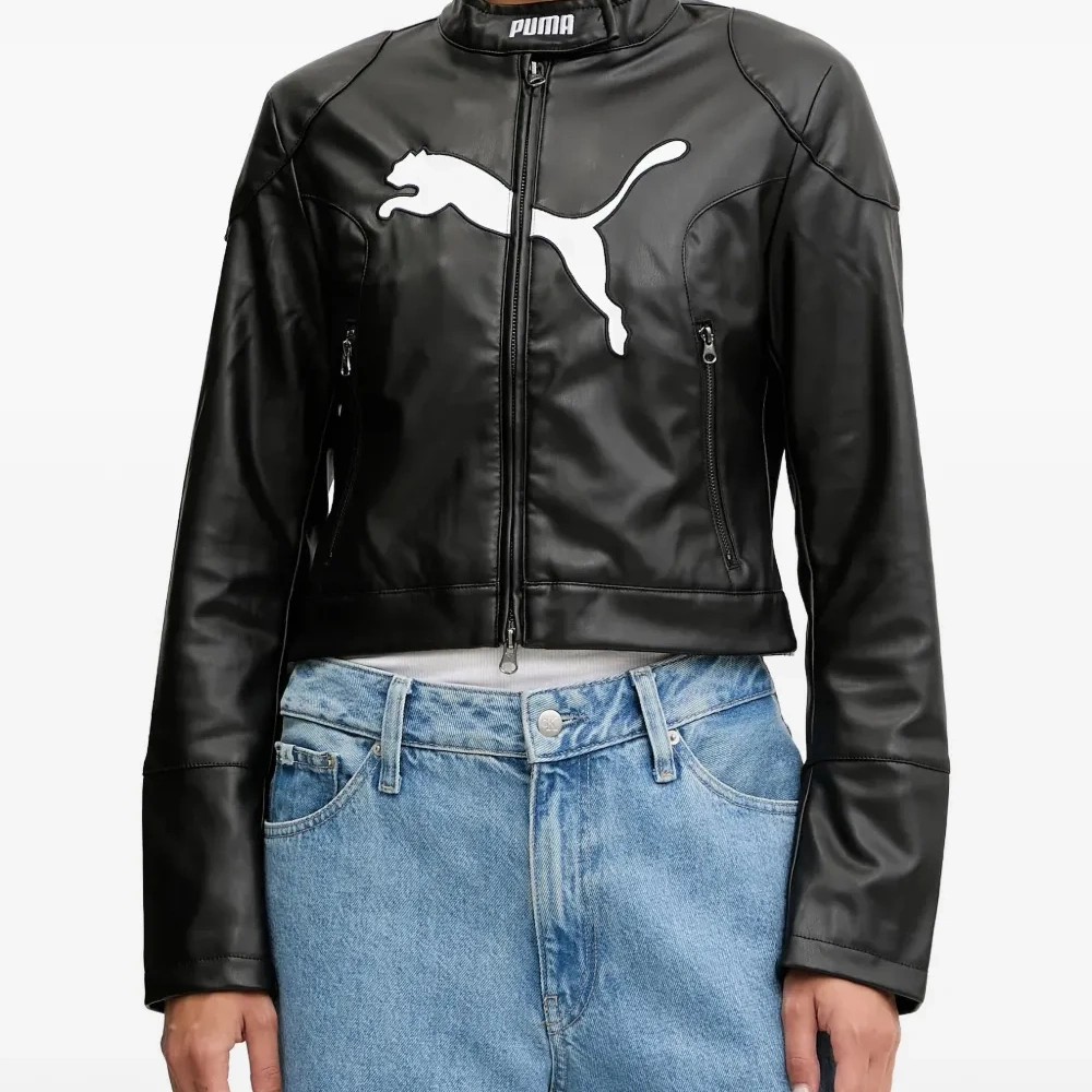 Куртка с застёжкой-молнией и принтом-логотипом