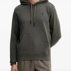 Худи с диагональным логотипом и кулиской