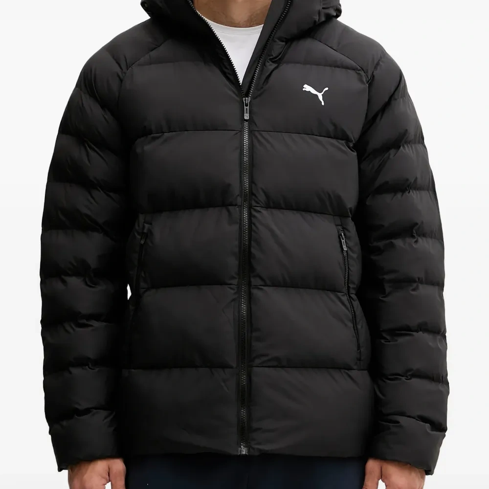 Куртка с капюшоном и логотипом