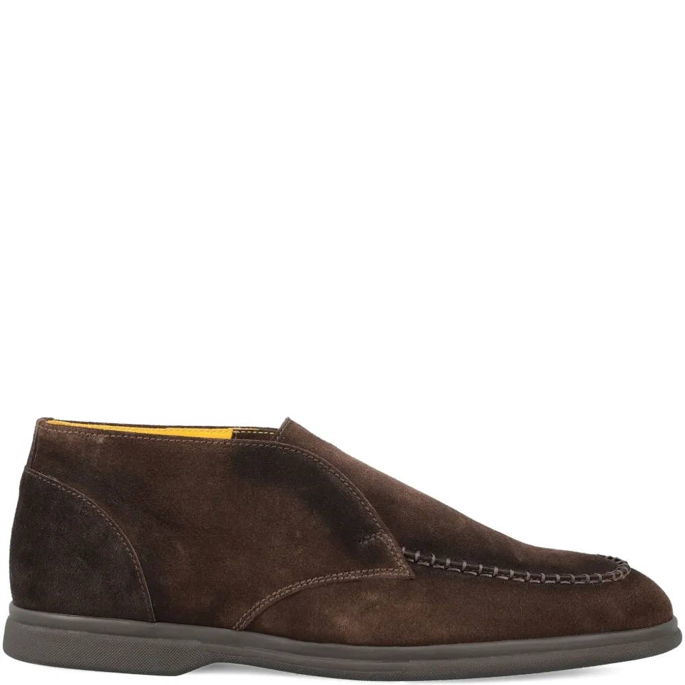 Замшевые лоферы