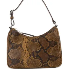 Сумка на плечо с эффектом змеиной кожи Sacima