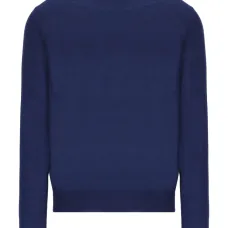 Шерстяной свитер с круглым вырезом