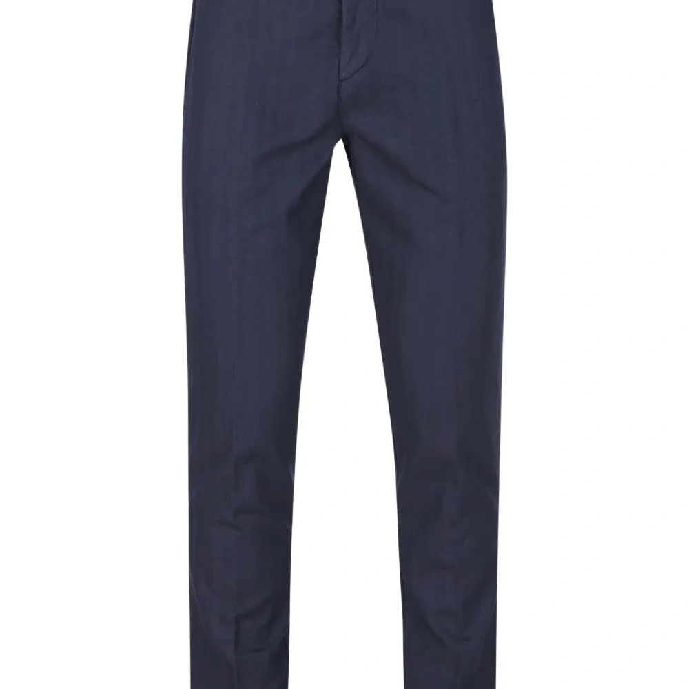 Брюки с узором «ёлочка»