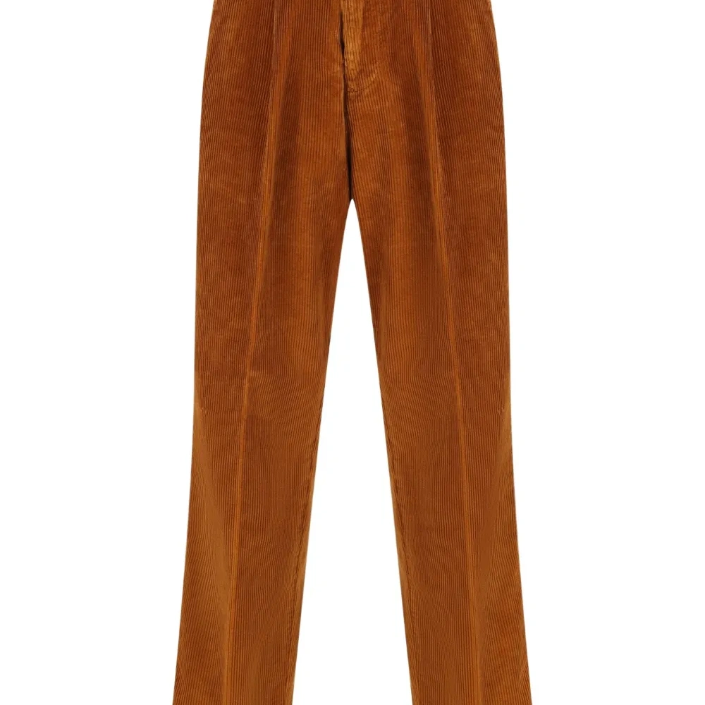 Прямые брюки из вельвета