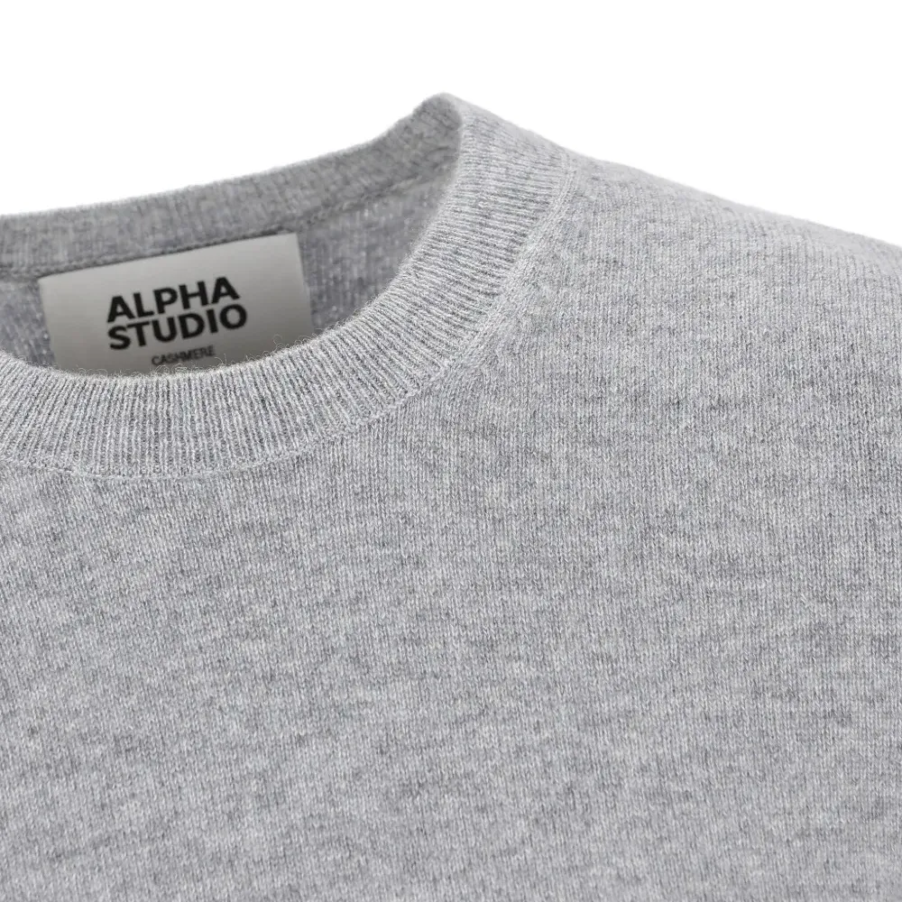 Кашемировый свитер с короткими рукавами