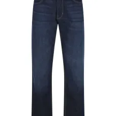 Джинсы прямого кроя с нашивкой-логотипом