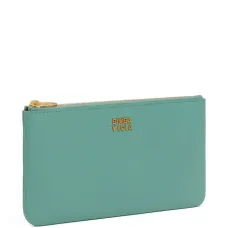 Кожаная сумочка на молнии