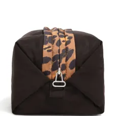 Косметичка с леопардовыми вставками Косметичка с леопардовыми вставками