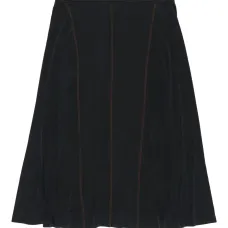 Миди-юбка с отделкой швами Миди-юбка с отделкой швами