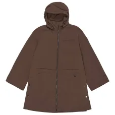 Пальто на молнии с капюшоном