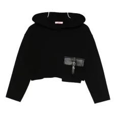 Худи с карманом и застёжкой-пряжкой