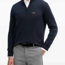 Свитер с воротником на молнии