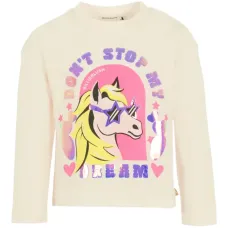 Футболка с длинными рукавами и принтом единорога