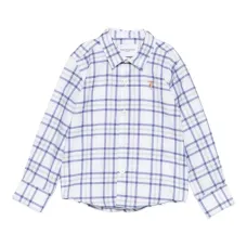Рубашка в клетку с длинными рукавами Рубашка в клетку с длинными рукавами