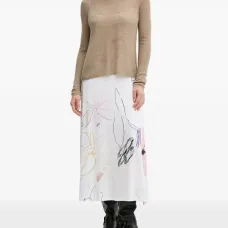 Миди-платье с цветочным принтом (набор из двух)