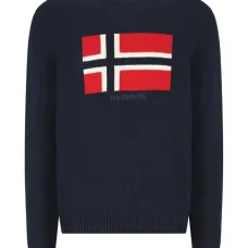 Свитер с круглым вырезом