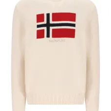 Свитер с украшением в виде флага