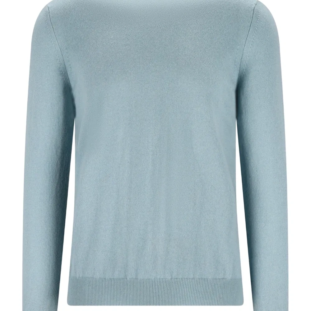 Кашемировый свитер с круглым вырезом