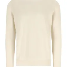 Кашемировый свитер с круглым вырезом