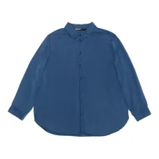 Джинсовая рубашка с длинными рукавами Джинсовая рубашка с длинными рукавами