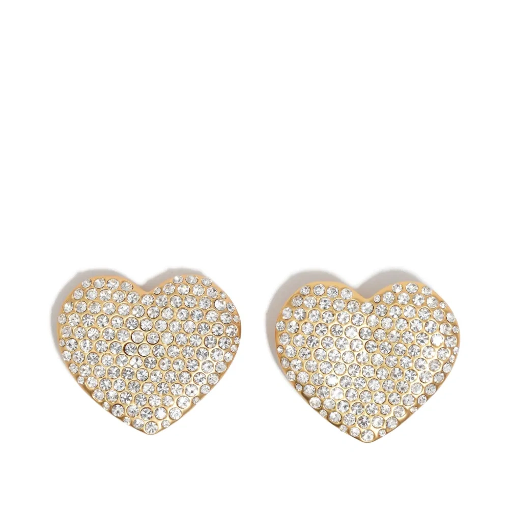 Серьги в форме сердца