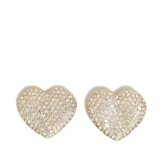 Серьги в форме сердца