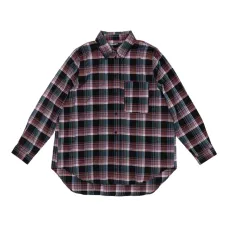 Клетчатая рубашка с длинными рукавами