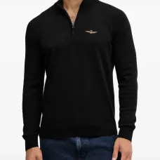 Свитер с воротником на молнии