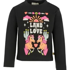 Футболка с длинными рукавами и принтом "единорог-кактус"